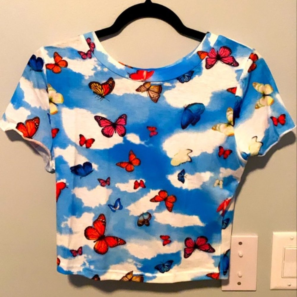Butterfly Shein Top